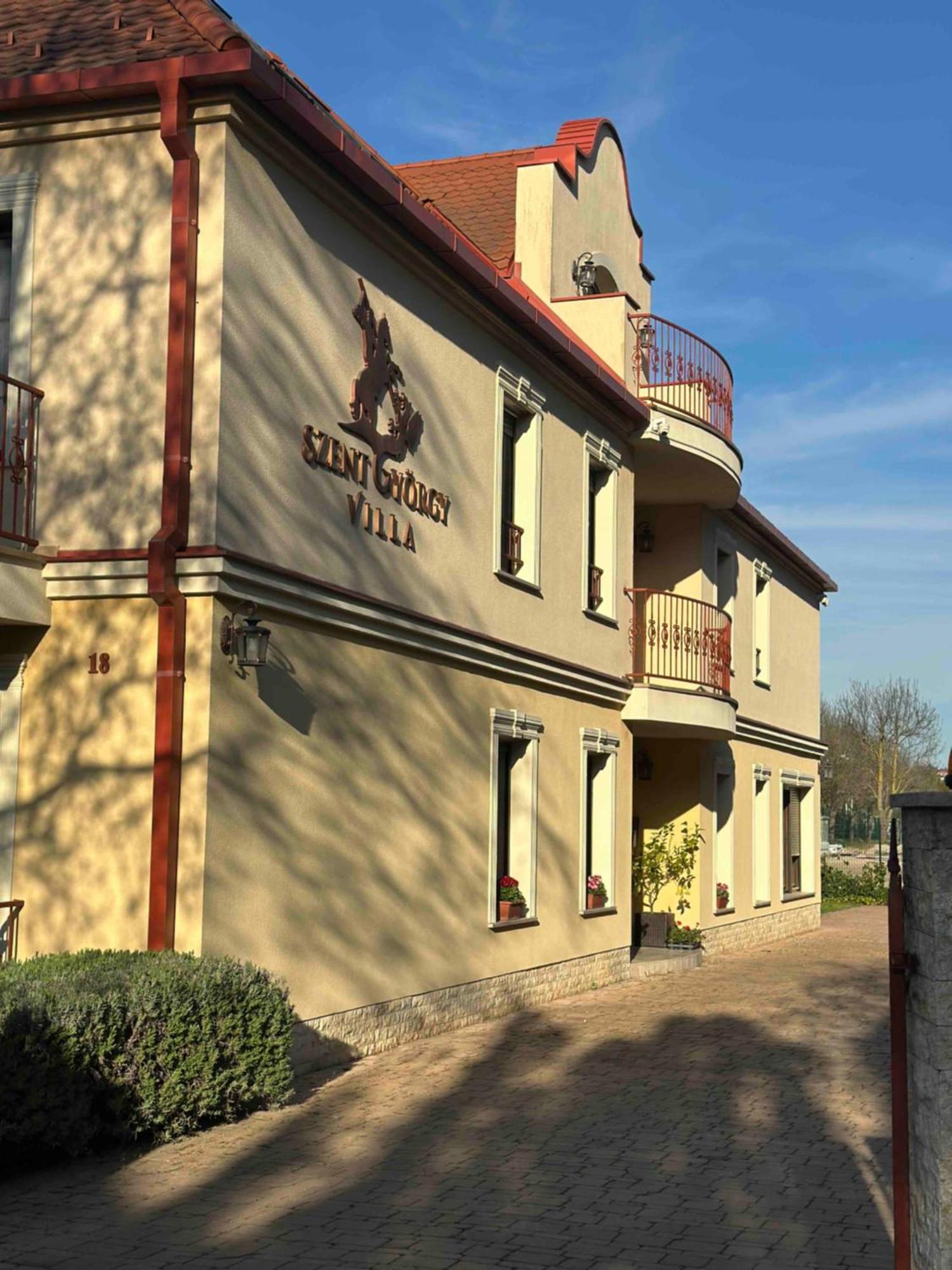 Szent Gyoergy Villa Apartmanhaz Хевиз Экстерьер фото